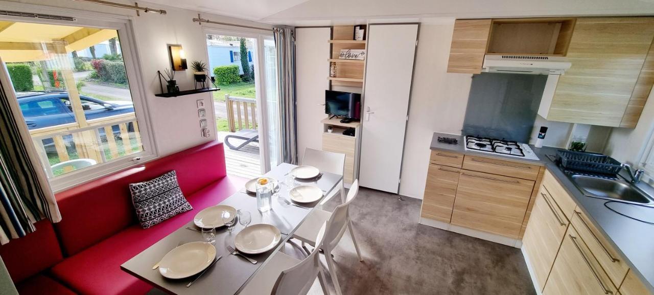Mobil-Home 6 Personnes - Bretagne - Piscine - Plage Trégunc Eksteriør bilde