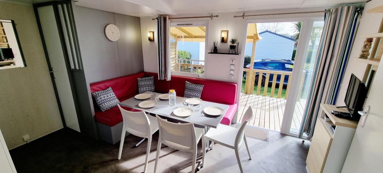 Mobil-Home 6 Personnes - Bretagne - Piscine - Plage Trégunc Eksteriør bilde